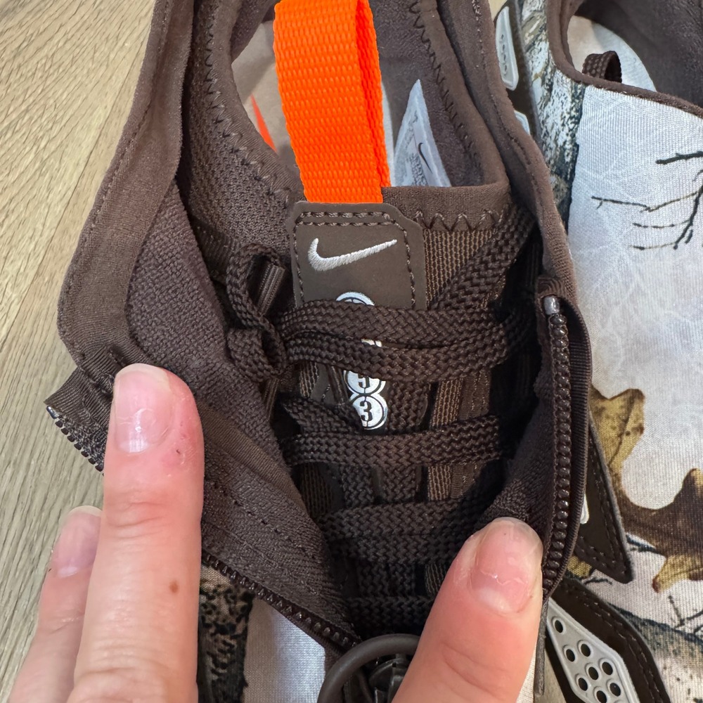 Nike Air Max Sunder Realtree Camo Brown Orange Sneakers Women's 7 IB2476-100 - Picture 8 of 9